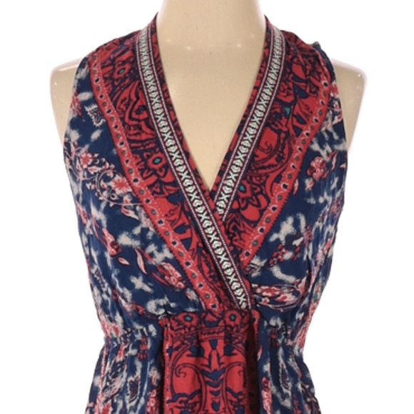 Flying Tomato Cross Over Paisley & Floral Dress - Picture 3 of 15